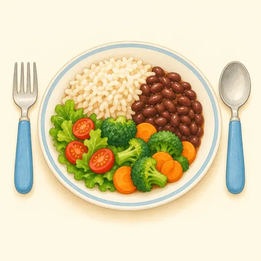 Pictograma: Frutas, verduras e legumes